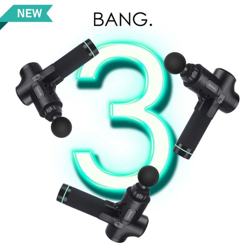 Team Relief: 3x BANG Massage Guns + Free Travel Cases